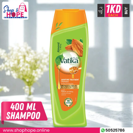 Vatika Moisture Treatment Shampoo Almond & Honey for dry hair, 400 ml bottle