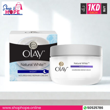 Olay Natural White Night Nourishing Repair Cream